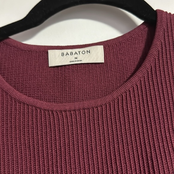 Aritzia Babaton Sculpt Knit Racer Mini Dress - Picture 3 of 6